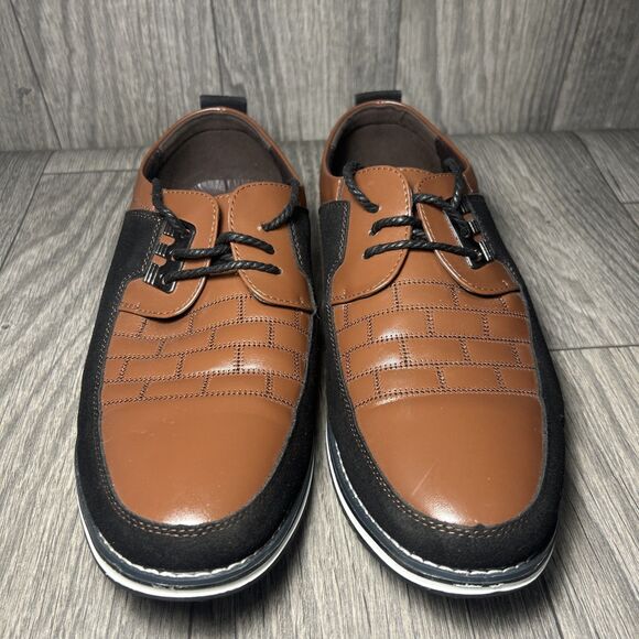 GATSBY Oxford Derby Lace Up Leather Shoes Men’s US 9 AA Brown/Black NEW size 14 main image 5
